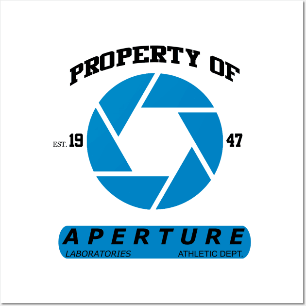 Aperture Athletic Dept. Wall Art by ExplodingZombie